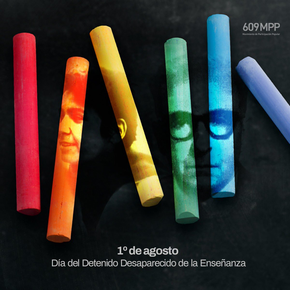 1 de Agosto. Día del Detenido Desaparecido en la Enseñanza

Son camino que empieza en cada gesto educativo que los recuerda y canta.