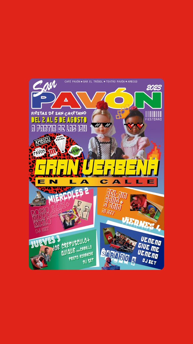 Es decir…. ¡YAAAAAAAA! #SanPavón #SanCayetano #Madrid 🔥🔥🔥🔥