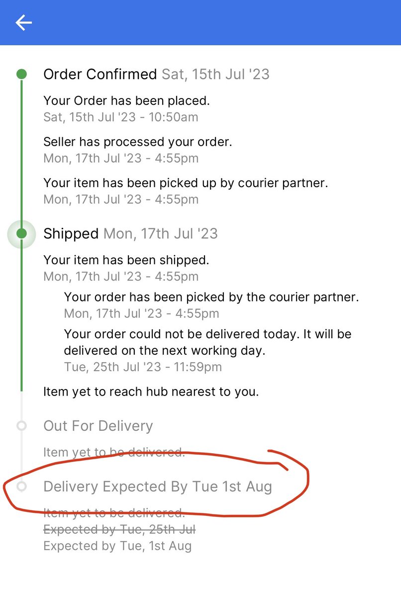 Dthshadow's tweet photo. @flipkartsupport @Flipkart Pathetic way of handling delivery.Your customer service is not able to track the order and keep extending delivery dates week by week.This is unacceptable.Please cancel and process the refund ASAP.We can’t keep chasing your incompetent team everyday🤬. https://t.co/sdeapfOuu6