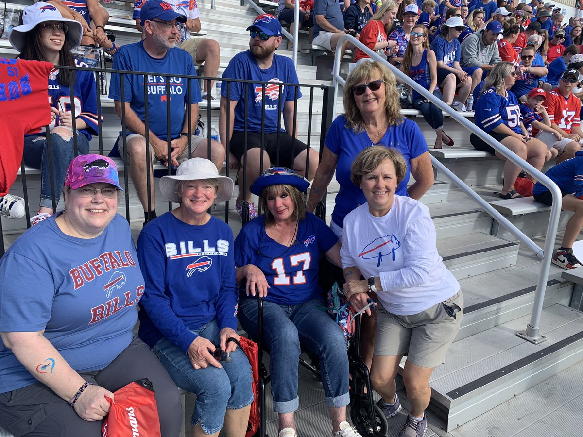 These ladies call themselves the “metastatic mafia”— they have late stage terminal cancer but they’re not letting it slow them down.  They’re at camp today to cheer on the <a href="/BuffaloBills/">Buffalo Bills</a>.  I’ll have the story tonight on <a href="/news10nbc/">News10NBC</a> 
#BillsMafia