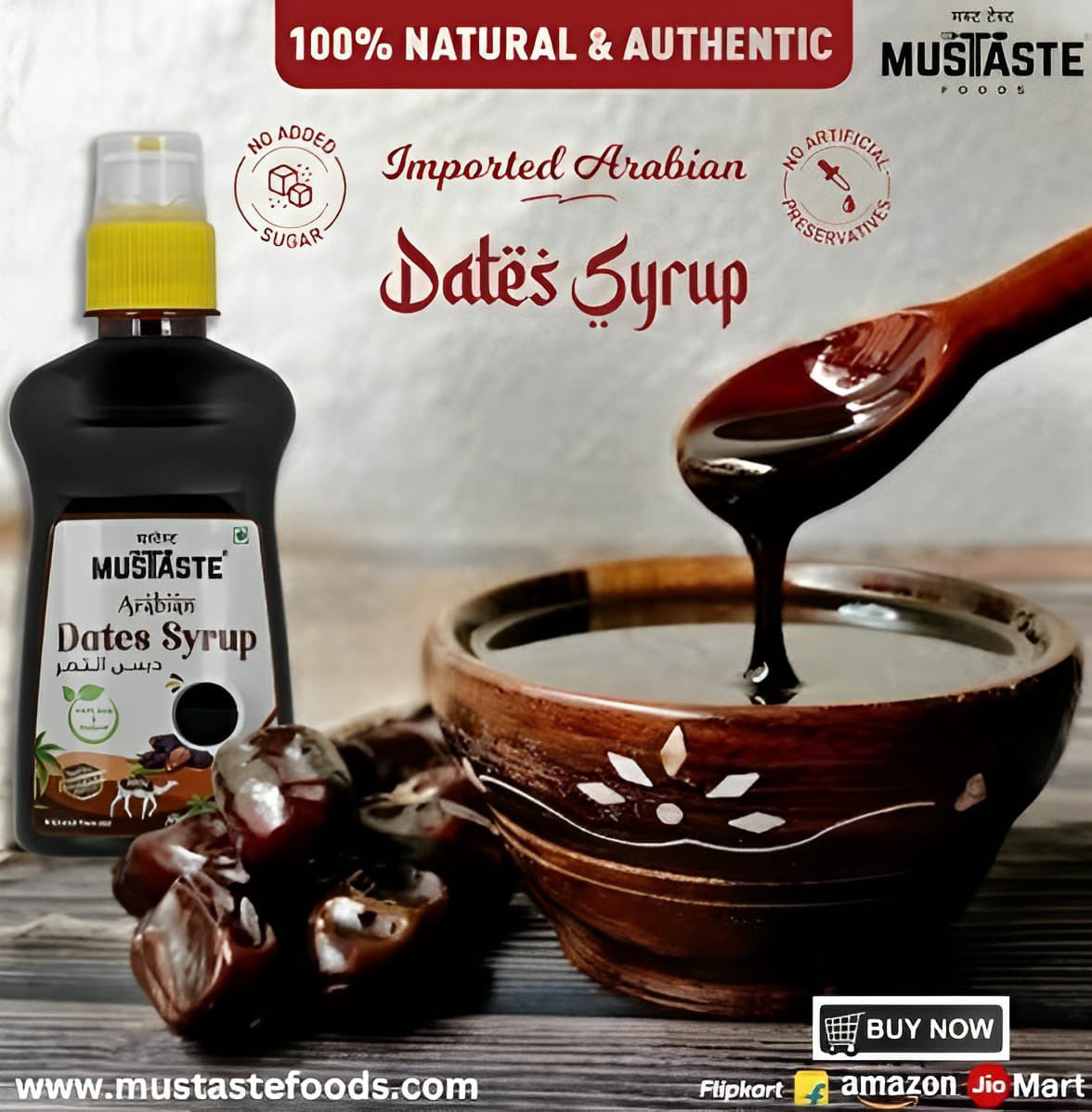 mustaste1's tweet photo. MUSTASTE DATES SYRUP IS 100% NATURAL 100% ORGANIC PRODUCT,IT IS VERY HEALTHY & IT IS GOOD FOR IMMUNE SYSTEM,IT ISGOOD FOR ALL AGE TYPES MUSTRY MUSTASTE. THE PRODUCT & SAY MAST TASTE. ✅👌👆🏻🎉👍#mustaste #mustry #must #taste #dates #datesyrup #liquiddate #datesfruit https://t.co/yk7VLJj8Xb