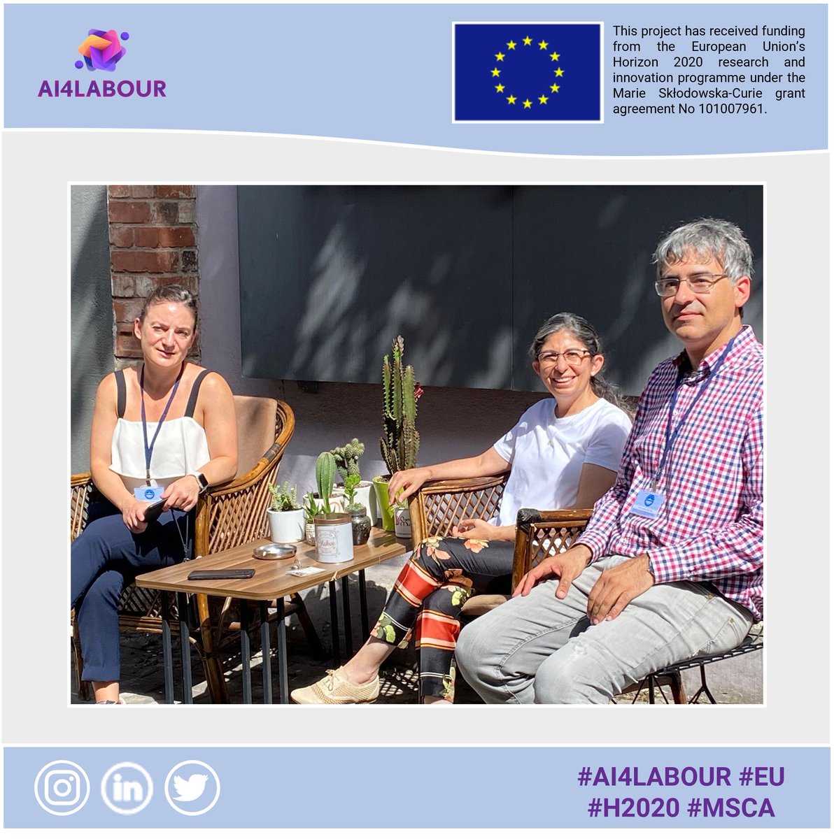 Exciting visits from our #AI4Labour secondees! María Poveda Villalón &amp; Víctor Rodríguez Doncel from Universidad Politécnica de Madrid had an amazing first week of secondment, visiting Arçelik Global &amp; Kadir Has University.🌟

#H2020 #EU #MSCA