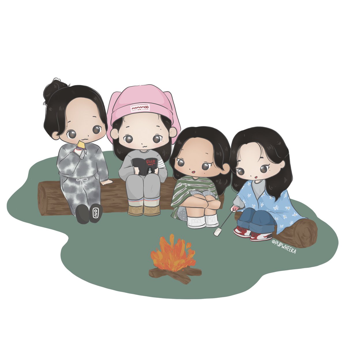 pupwheeka's tweet photo. 8월의시작🌻

#마마무 #솔라 #문별 #휘인 #화사 https://t.co/a9fXNFe43k