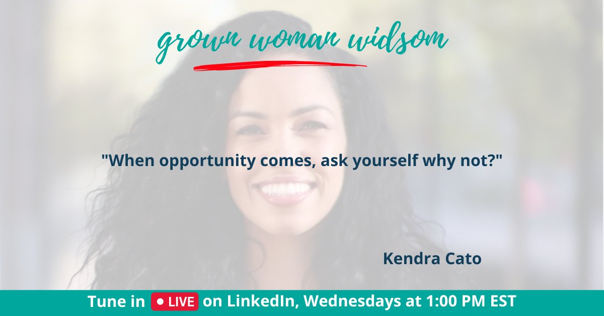 LivingGrownLife's tweet photo. 🗣️ Calling all Grown Women! Join @KendraCato as she pushes boundaries and inspires us to seize opportunities fearlessly. Check out the replay of "Daring to Decide" and ask yourself, why not?! 🌟🔥  Link here 👉 https://t.co/RQOn4Iz5iI #WomenEmpowerment https://t.co/k1uAB2eeQD