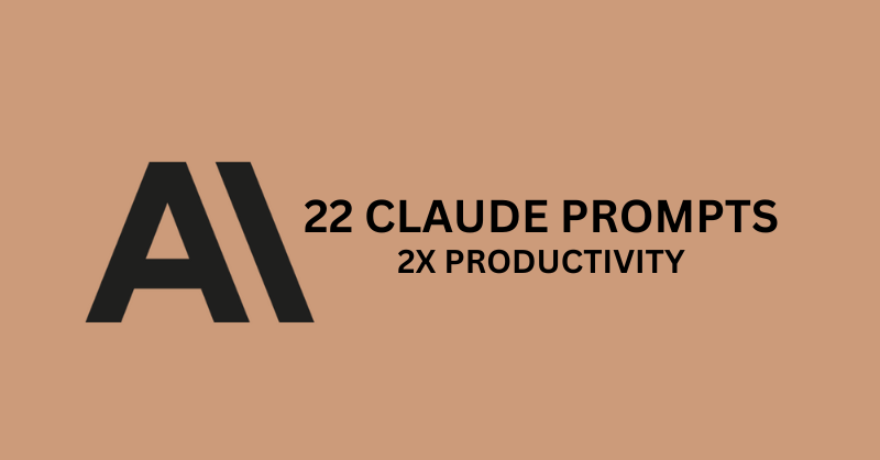 AnnaPoplevina's tweet photo. ChatGPT has a new competitor in town.

Meet Claude. 

Here are 22 Claude Prompts to DOUBLE your productivity. 

🧵(Copy &amp; Paste)

(13/30🌟) https://t.co/PypY0f9pxU