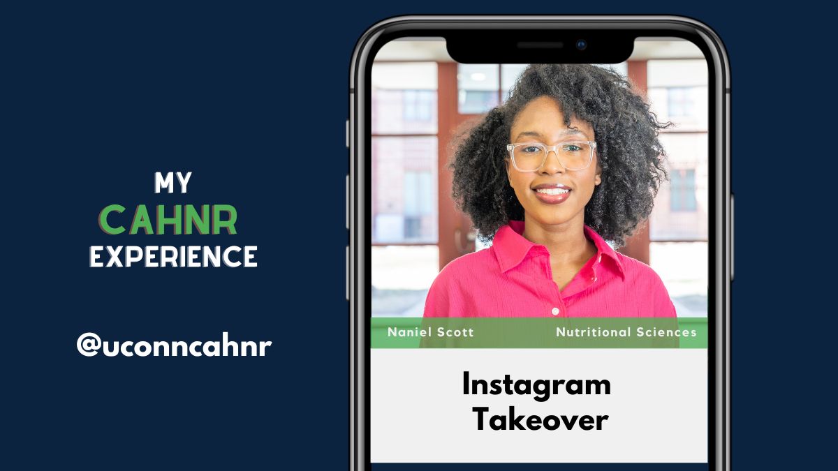 UConn CAHNR (@uconncahnr) on Twitter photo Today, August 1, <a href="/UConn_Nutrition/">UConn Nutritional Sciences</a>Ā student Naniel Scott will be taking over our Instagram Story and highlighting her internship with <a href="/PURISfoods/">PURIS</a>. Follow along <a href="/UConnCAHNR/">UConn CAHNR</a> on Instagram! Today, August 1, <a href="/UConn_Nutrition/">UConn Nutritional Sciences</a>Ā student Naniel Scott will be taking over our Instagram Story and highlighting her internship with <a href="/PURISfoods/">PURIS</a>. Follow along <a href="/UConnCAHNR/">UConn CAHNR</a> on Instagram!