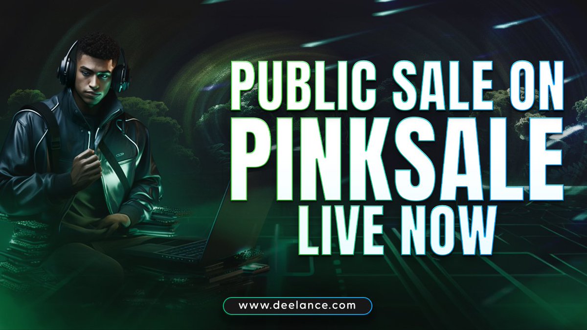 deelance_com's tweet photo. Attention DeeLancers!

🚀💥 DeeLance public sale is LIVE on the PinkSale! 🔥 

https://t.co/L89LmF4dda

Grab your tokens now at the rate of 1 $DLANCE = $0.045 from pinksale! 

Don't miss out on this opportunity! Hurry, before it's too late! 

#Crypto #Blockchain #PinkSale https://t.co/Niq8k4SjKQ