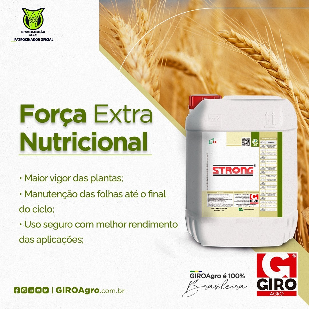 GiroAgro's tweet photo. GIROAgro cada cultura, uma solução.🎯
🌱Conheça o STRONG

Saiba mais sobre o portfólio GIROAgro no site:
🌐 https://t.co/dquGxaFPqD
⠀
Acompanhe nossas redes sociais.
https://t.co/u0cm6uvkeL

#STRONG #Fertilizantes #GIROAgro #agronegócio #juntossomosmais #Numero1 https://t.co/oaLBSYWLQg