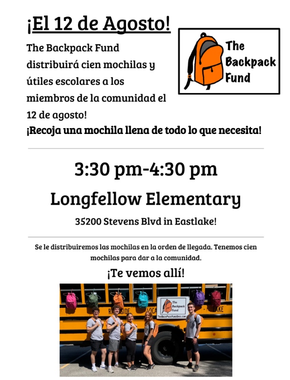 WESchools's tweet photo. 🎒🖍️ The Backpack Fund is once again providing FREE backpacks and school supplies to any Willoughby-Eastlake City Schools' student who is in need of back-to-school supplies. There will only be 100 backpacks available, first-come, first-served! https://t.co/2k2DhVmWEc