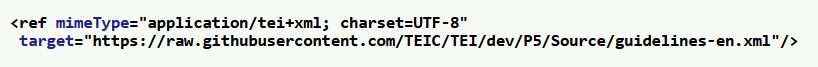 TEIconsortium's tweet photo. #TEI #AttributeClassoftheWeek att.internetMedia provides attributes for specifying the type of a computer resource using a standard taxonomy. - https://t.co/6q15se64TA

#TEI #DH https://t.co/0Vpjp9l4GU