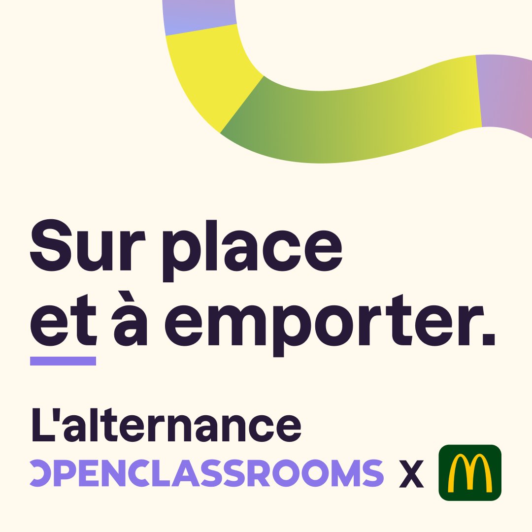 OCFrance's tweet photo. Démarrez une #alternance en ligne avec @McDonaldsFrance. 

Grâce à nos formations diplômantes, découvrez et apprenez le métier qui vous plaît dans la gestion (RH, Comptable, Analyste...) → https://t.co/aitTyxlUVC 🍟 #TeamAlternance https://t.co/05GmrIgmT6