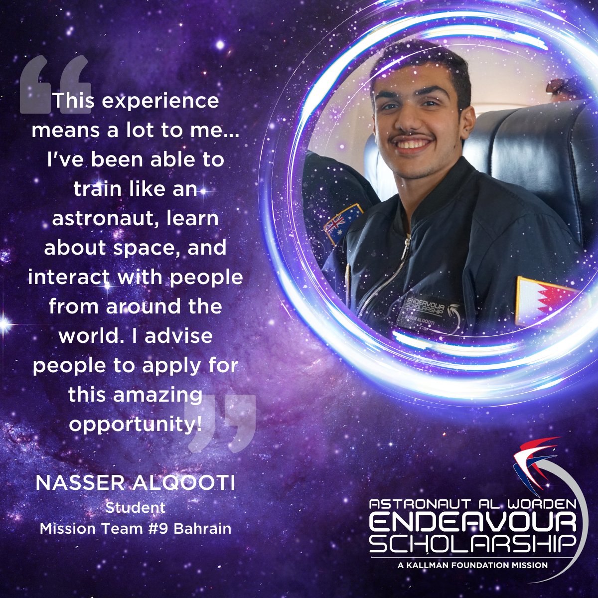 Endeavour Scholarship tweet media