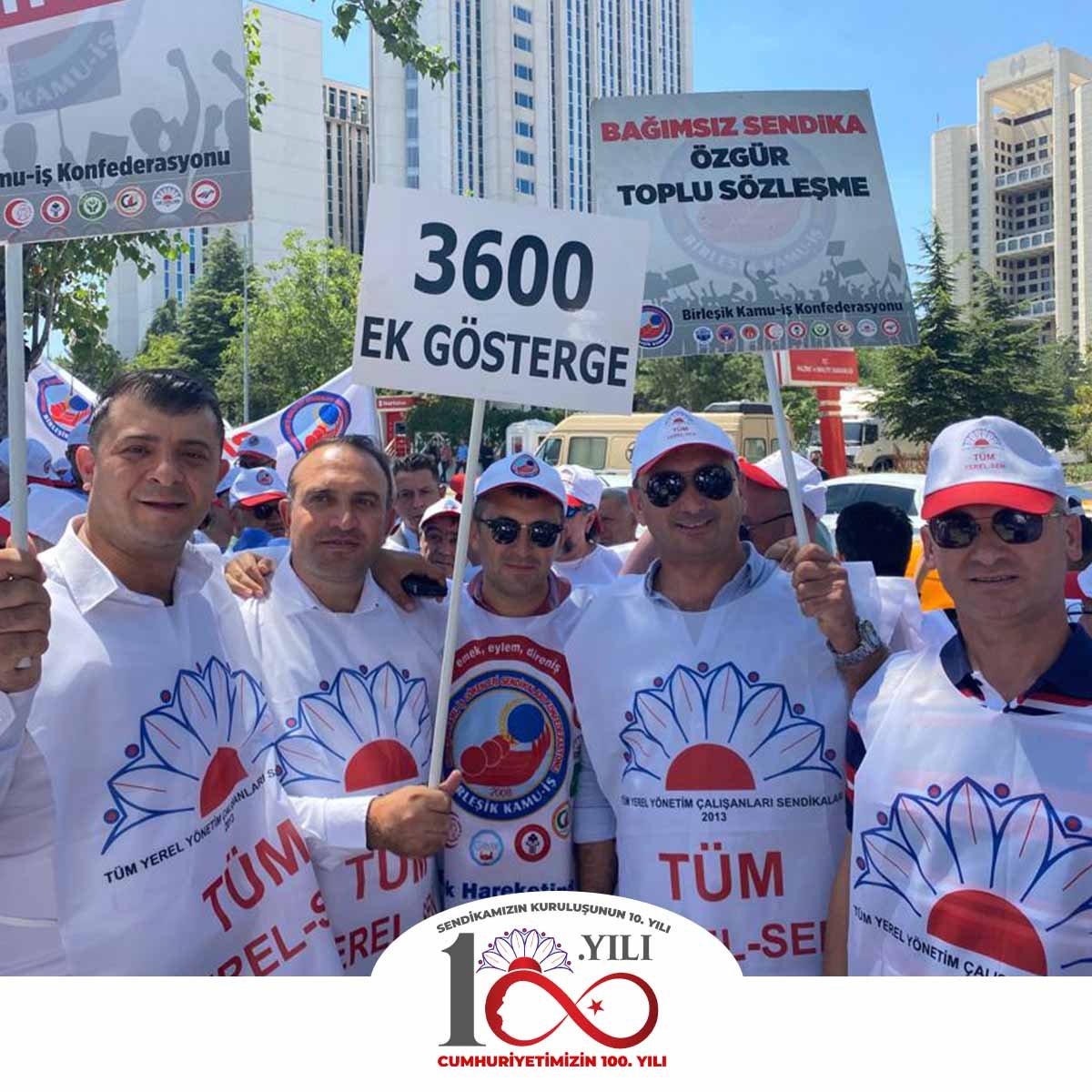 Birleşik Kamu-İş Konfederasyonumuzun Çalışma ve Sosyal Güvenlik Bakanlığı önünde 7. Dönem Toplu Sözleşme Görüşmelerinde Taleplerimiz ile ilgili yapılan basın açıklamasına katılım sağladık.

#birleşikkamuiş #tümyerelsen #toplusözleşme