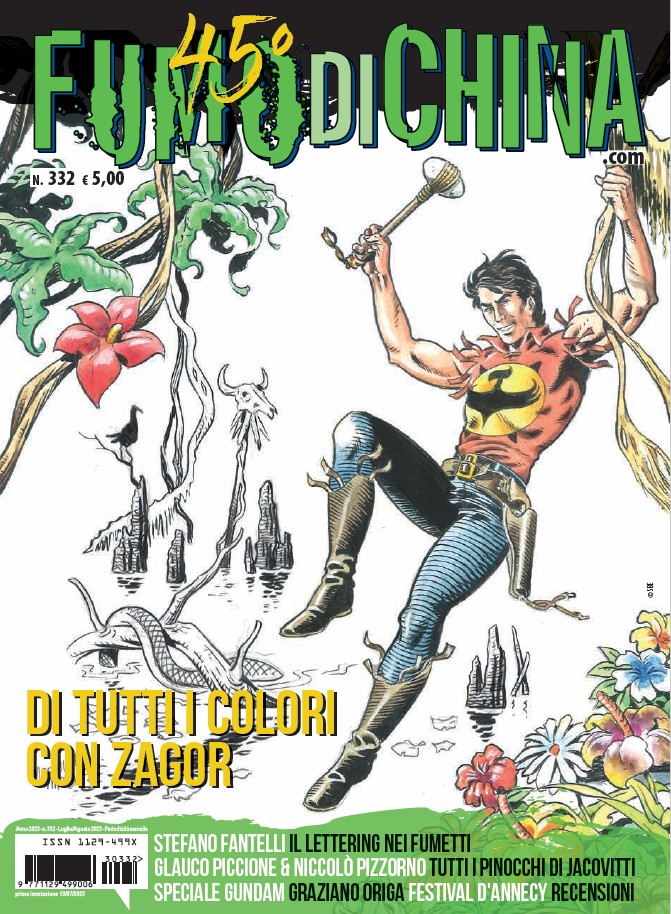 FumodiChina's tweet photo. Nelle migliori edicole e fumetterie il nuovo #FdC n.332, con copertina inedita di Marcello Mangiantini, interviste esclusive e approfondimenti introvabili altrove! Qui il sommario completo: https://t.co/Nbrsxubju1 https://t.co/wwj7dU1Krf