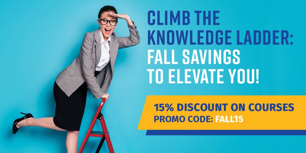 UCRExtension's tweet image. Fall is approaching soon, so seize the moment and let our fall savings elevate you. Take advantage of our offer and start climbing the knowledge ladder to achieve your dreams. Take 15% off courses with promo code FALL15. 

ow.ly/I0yG50Plcli

#FALL15 #promo #ucrextension