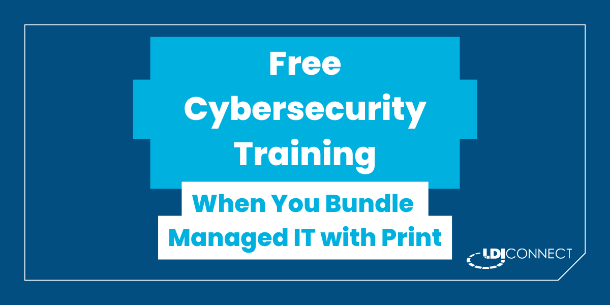 KnowBe4 Cybersecurity Awareness training educates on the biggest threats facing businesses and uses simulated attacks to test their knowledge. Get a free year of KnowBe4 when you bundle Managed IT with your current Print plan: bit.ly/3DB2aiG

#Cybersecurity #ManagedIT