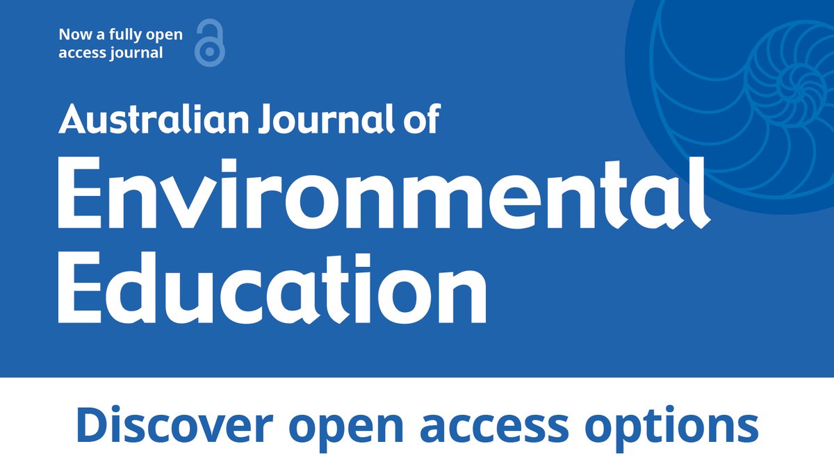 CUP_Anthro_Soc's tweet photo. Looking to publish your research #OpenAccess in @AJEnviroEd?
Discover all of the available options at: https://t.co/nVKhrsMowA
#AJEE https://t.co/0fPBNcOOwo