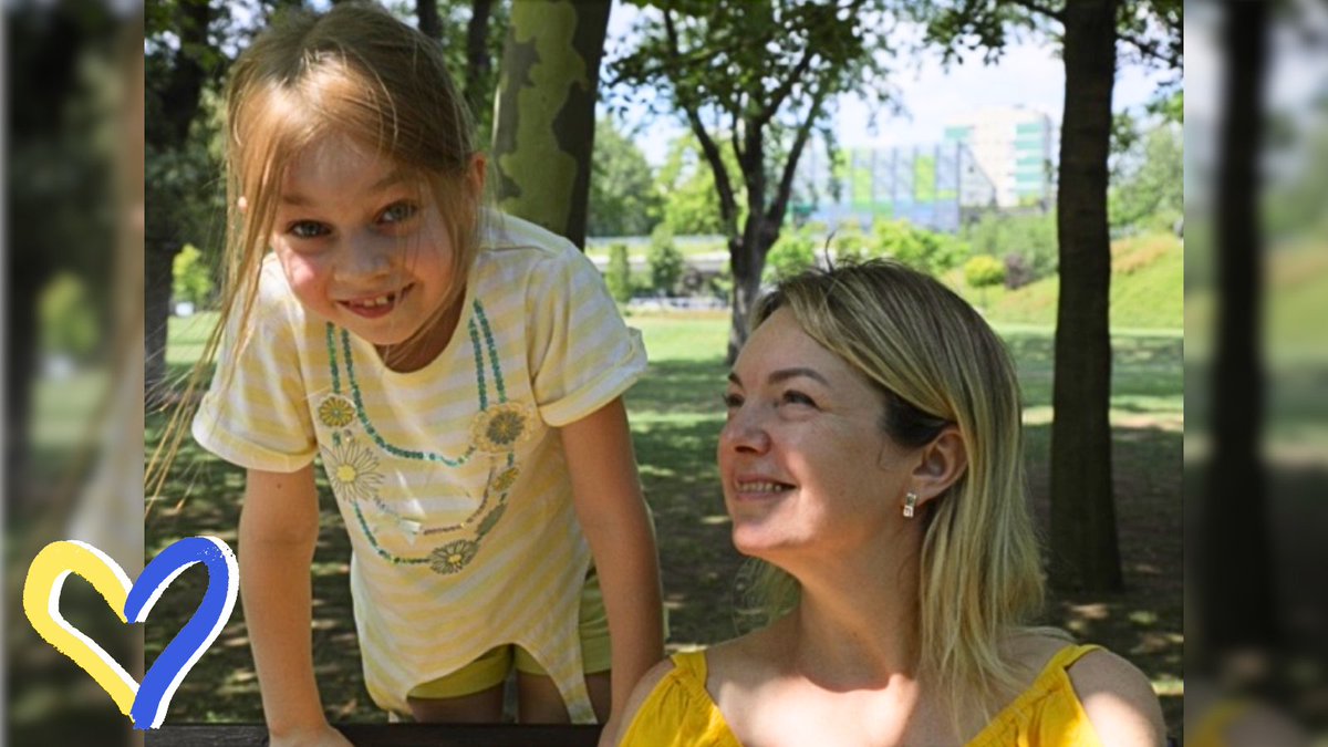 👋 Meet Mira and her daughter Katya, who had to flee Ukraine and have since settled in the UK thanks to <a href="/BritishRedCross/">British Red Cross 🧡</a> 
🇺🇦 Our funding has helped house, feed and reunite over 30,000 Ukrainians! Read more about our impact since the outbreak of conflict 👉 loom.ly/LIYnkns