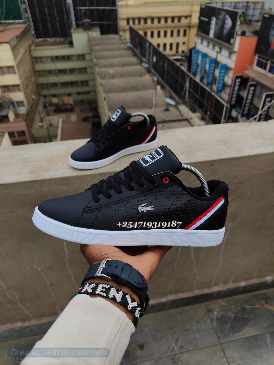 Smartrends254's tweet photo. Item: Lacoste Sneakers 
🔹Price:Ksh 3,999
🔹Contact: 0719 319187📞
🔹Sizes: 40,41,42,43,44,45
🔹Hurry while stocks last
🔹Delivery charges apply outside Nairobi CBD
#shopforless #onlineshopping https://t.co/OeWxQJm371