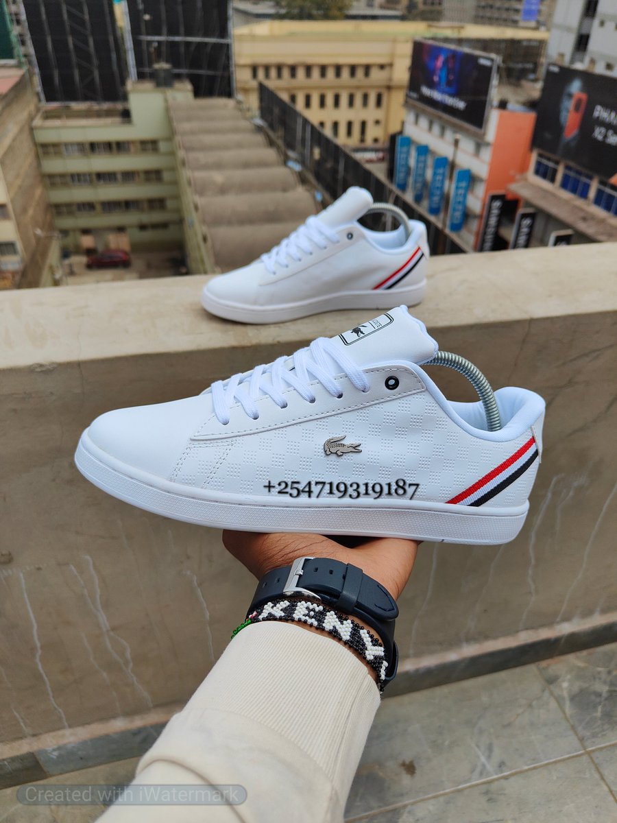 Smartrends254's tweet photo. Item: Lacoste Sneakers 
🔹Price:Ksh 3,999
🔹Contact: 0719 319187📞
🔹Sizes: 40,41,42,43,44,45
🔹Hurry while stocks last
🔹Delivery charges apply outside Nairobi CBD
#shopforless #onlineshopping https://t.co/OeWxQJm371