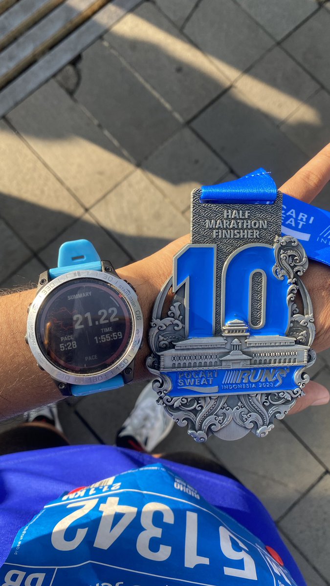 aidhoridho's tweet photo. Unlocked HM Sub 2:00 finish time 1:55 for 21.1 km https://t.co/VDvXtikUA4