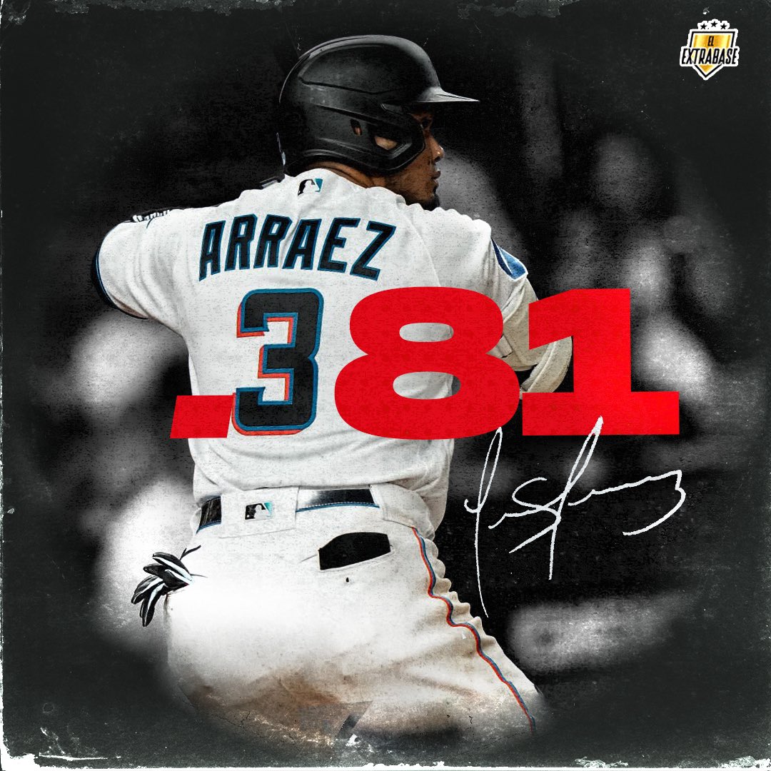 ElExtrabase's tweet photo. Llegamos a agosto. 

@Arraez_21 batea .381. 

#DaleMiami | #ElExtrabase⚾️🇻🇪 https://t.co/PHJLKsDgwj