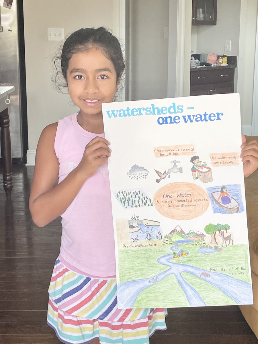 Congratulations to Eden Hall fifth-grader Alekhya Doddapaneni, who won <a href="/PAConservation/">PACD</a>’s statewide One Water Poster contest! Alekhya now advances to the national <a href="/NACDconserve/">National Association of Conservation Districts</a> competition.