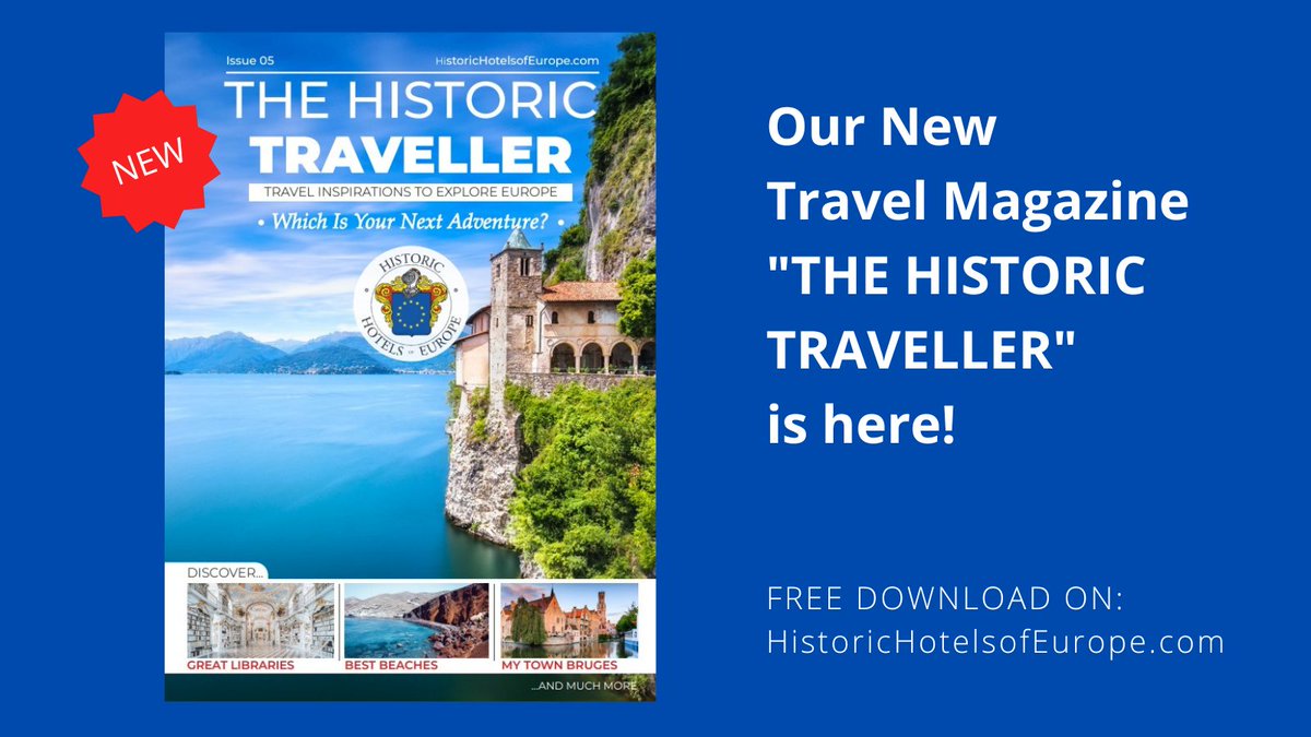 We are so excited! Our newest Travel Magazine is ready for download on: historichotelsofeurope.com/inspire-me/mag… If you like what you see, share with your friends! #travelmagazine #travelguide #traveleurope #historictraveller #historichotelsofeurope