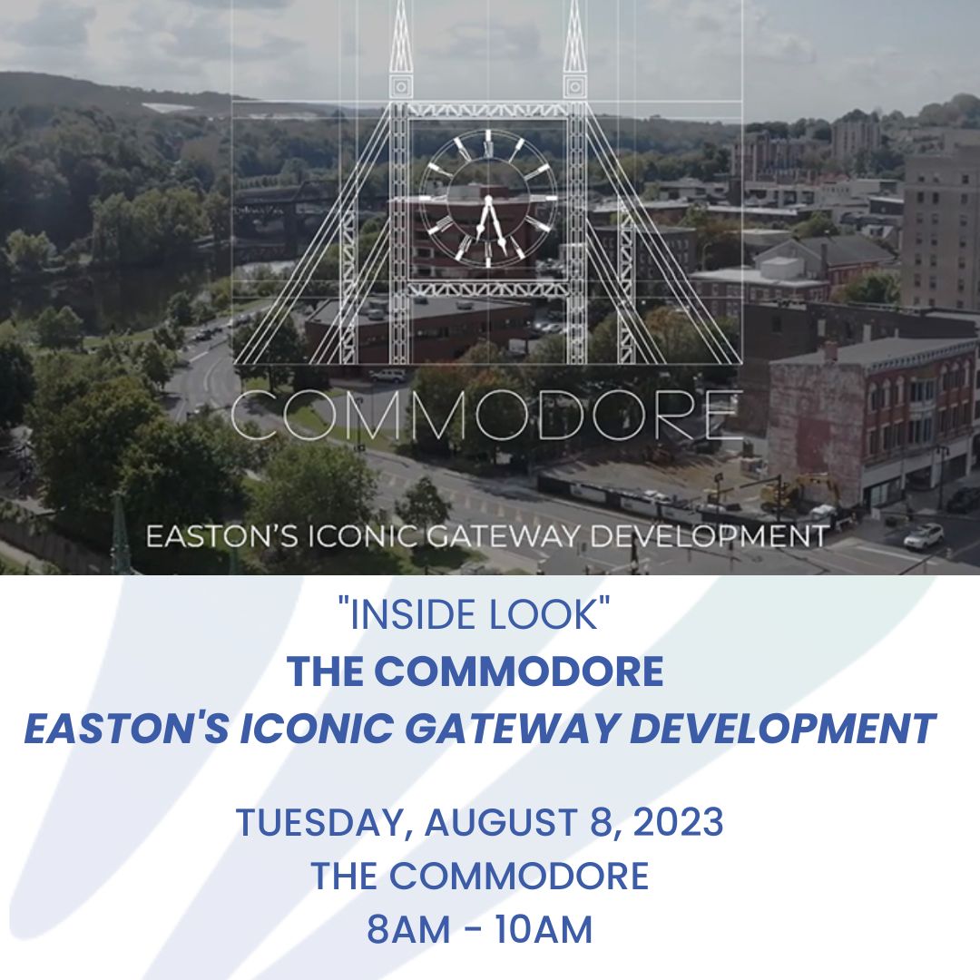 CREWLV_PA's tweet image. Ready to witness Easton&apos;s transformation? 🏢🚧 Join CREW Lehigh Valley for an &quot;Inside Look&quot; of The Commodore - Easton&apos;s Iconic Gateway Development. 

 Secure your spot now! ow.ly/M4Qc50Pq03R

#InsideLook #GatewayDevelopment #CREW_LV #lehighvalley #easton #cre