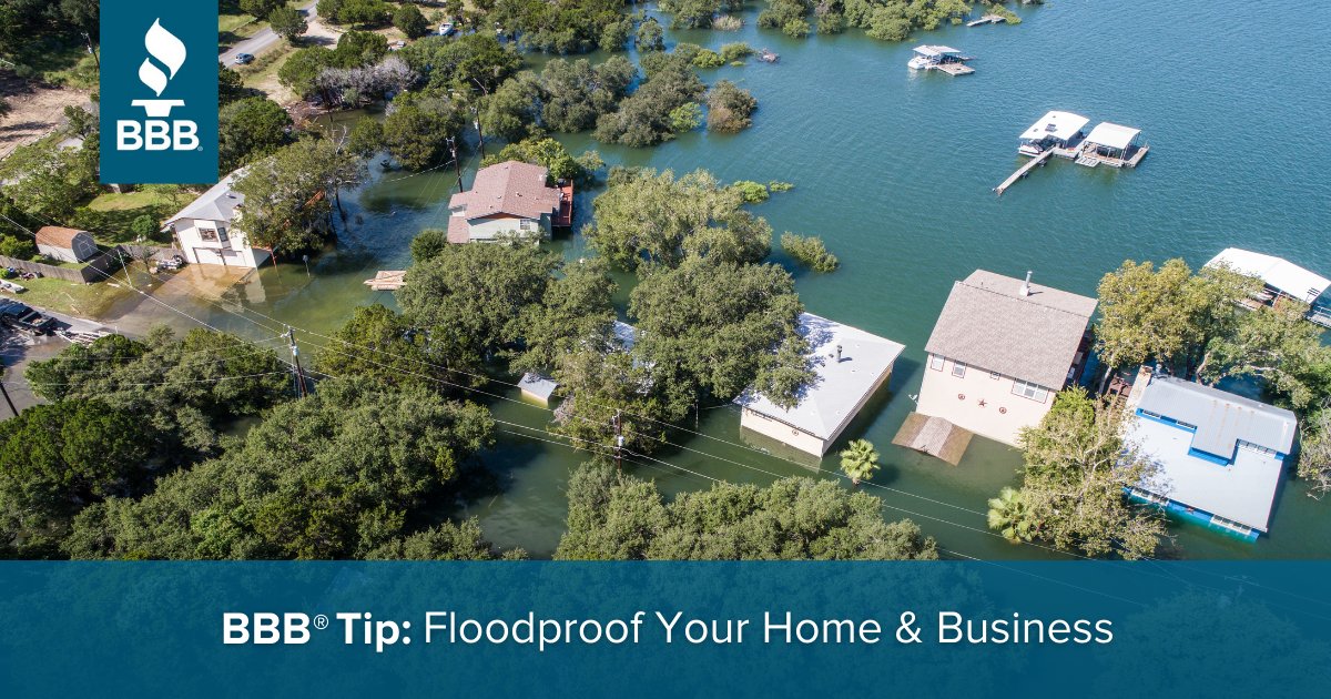 BBBNewJersey's tweet image. #BBBTip: Taking steps to prepare your #home, #business, and #car for flood damage can save you large amounts of money when assessing the impact of flooding. Visit #BBB's website for more tips on dealing with and recovering from floods. Learn More: bit.ly/3pCXplH