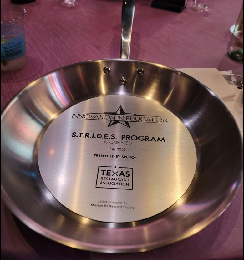 STRIDES Program earns state restaurant award mcallenisd.org/article/118572…