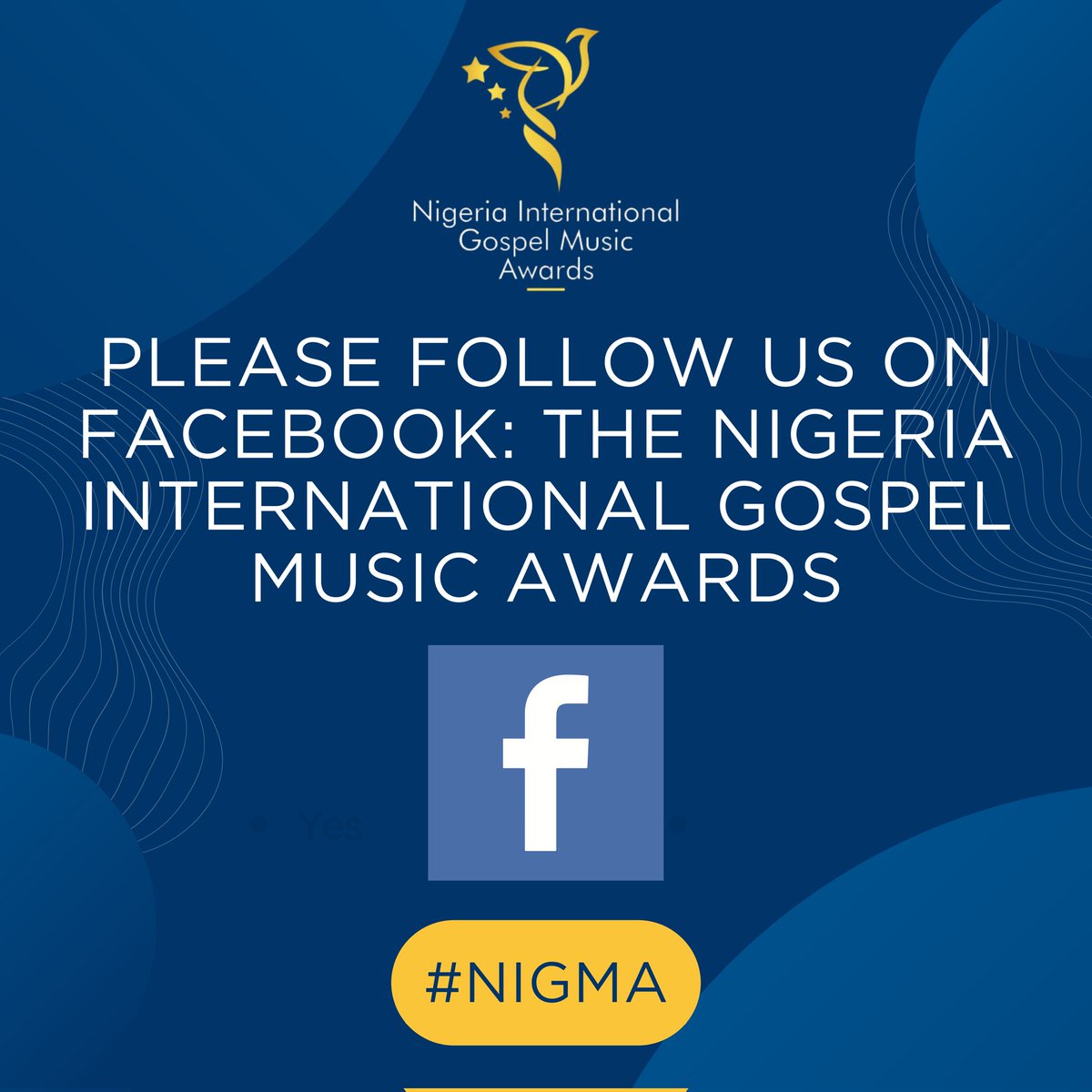 nigmawards's tweet photo. Please follow us on Facebook: The Nigeria International Gospel Music Awards. 

Thank you!

#NIGMA #NIGMAwards #NigeriaInternationalGospelMusicAwards #Facebook https://t.co/O70QeIDs4s