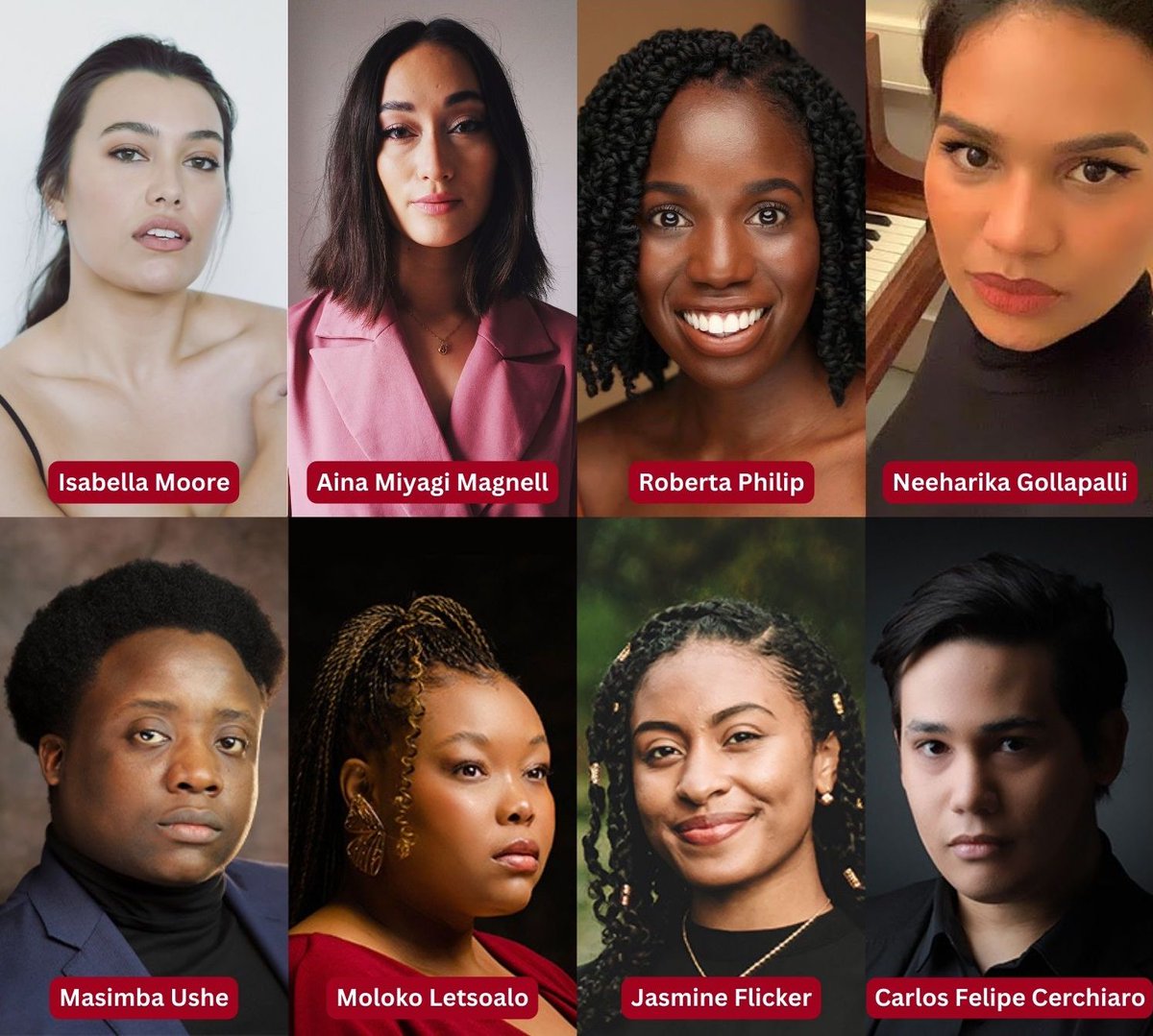 PegasusOpera's tweet photo. Announcing  our Opera Mentoring singers for 2023 in association @glyndebourne 

They will have 1-1 mentoring and masterclasses with established artists.

Read more
🔗https://t.co/BconetnJo2 
#opera #harmonyindiversity #mentoring #Singing https://t.co/w7TE79jV3g