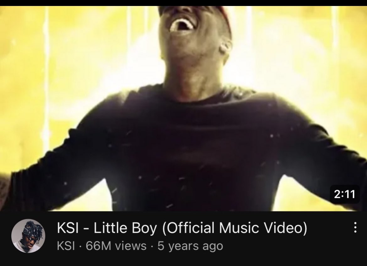 This is real peak YouTube…