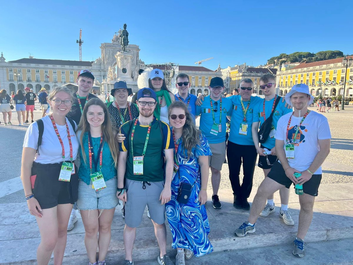 clogherdiocese's tweet photo. Our @wyd_en delegates have arrived in Lisbon. Our prayers accompany them on this important occasion in the life of the Church. @CatholicNewsIRL @derrydiocese https://t.co/hLeekFsu6T