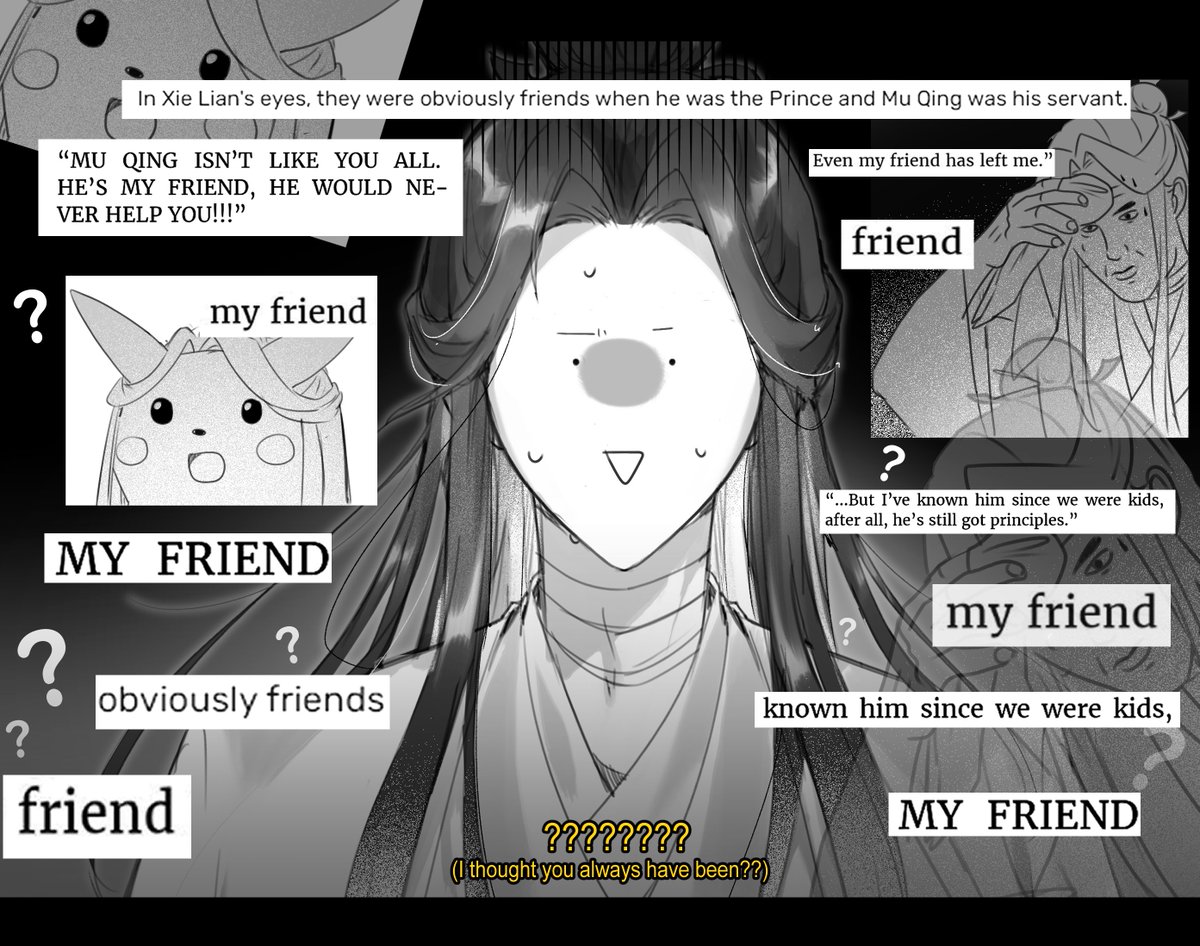 perdizzion's tweet photo. (⚠️TGCF SPOILER)
only took mu qing 800 years and a near death situation but he got there 👍

#tgcf #天官赐福 https://t.co/Fa7uIO1KeI