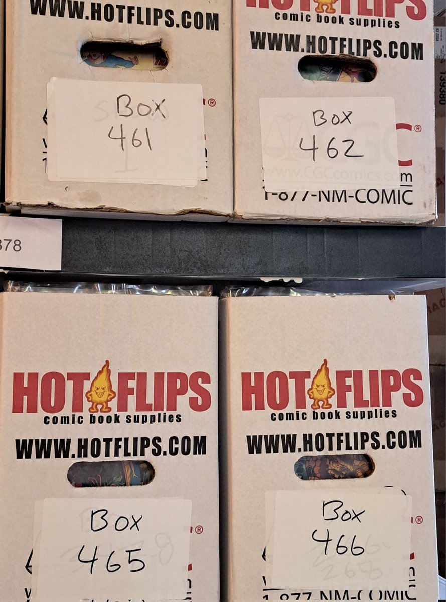 ComicsStatues's tweet photo. We're always posting new comics online when we're not at shows. We were still in the 200s at the start of the year!
#comics #comicbooks #cgc #cgccomics #sellingcomics #comicboxes #gradedcomics https://t.co/XwRudBWVL0