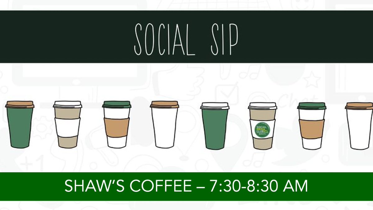 Another month calls for another #SocialSip! Hope you can join us tomorrow! linkedin.com/events/socials…