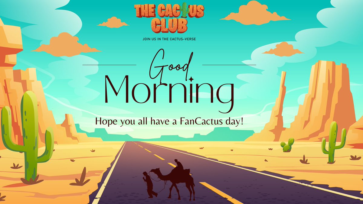Good Morning Everyone🌞
Wishing you a wonderful day filled with positivity &amp; joy

Reply with something that made you smile today or a small accomplishment you're proud of
Let's spread some #positivity &amp; share our happy moments!

Hope you all have a FanCactus day🌵💚
#tuesdayvibe