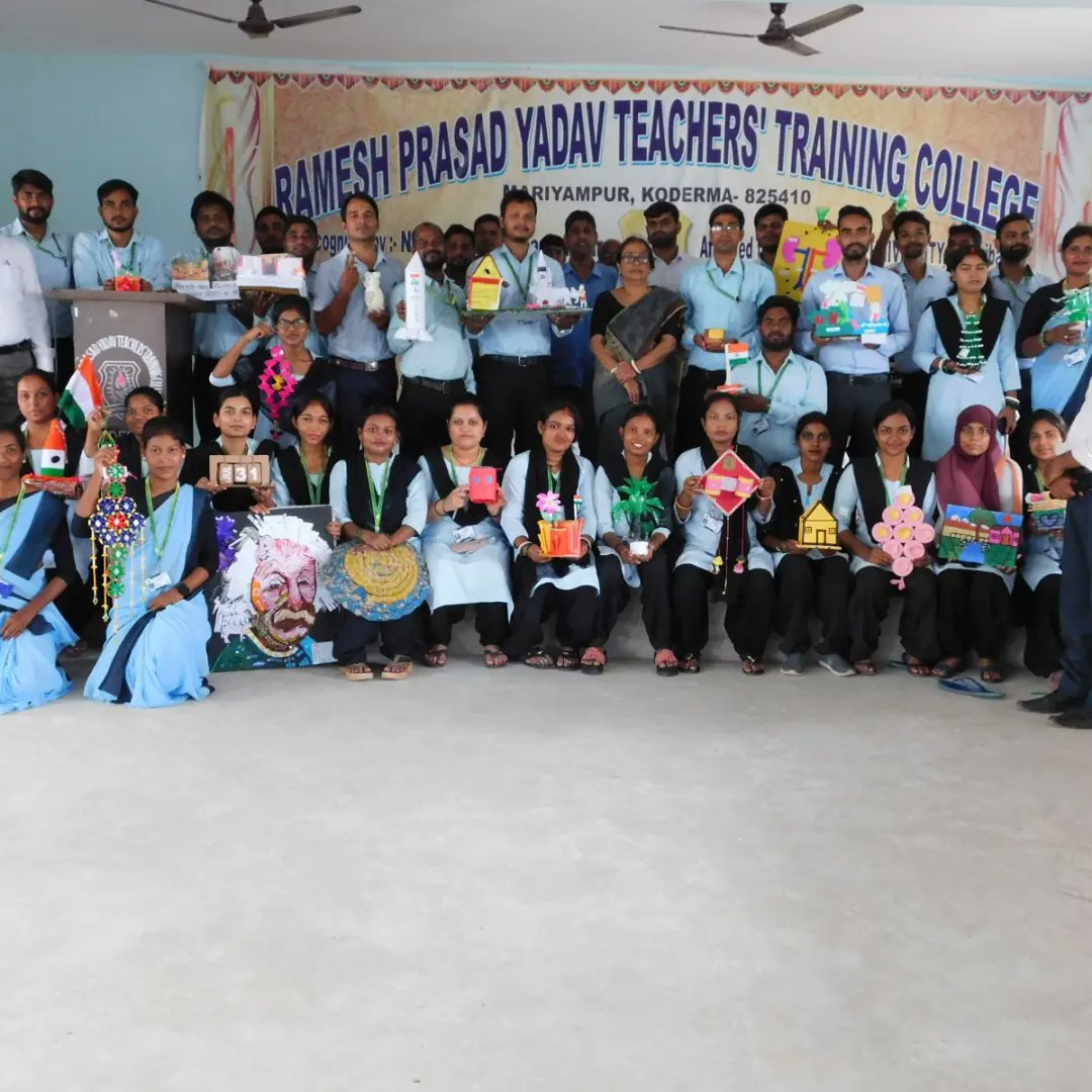 RpyttcKoderma's tweet image. आजादी के अमृत महोत्सव के तत्वधान में एन.सी.टी.ई. के निर्देशानुसार रमेश प्रसाद यादव शिक्षक प्रशिक्षण महाविद्यालय में बेस्ट आउट ऑफ वेस्ट विषय पर  कार्यशाला का आयोजन किया गया। @ncteDelhi