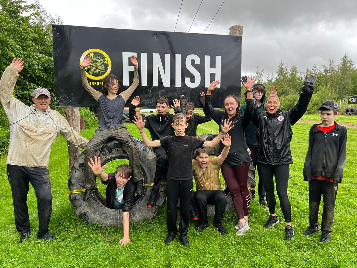 Spot the difference 😂. What a great team building exercise!! Throughly enjoyed by all #summerprogramme <a href="/scottishassault/">Scottish Assault Courses</a>