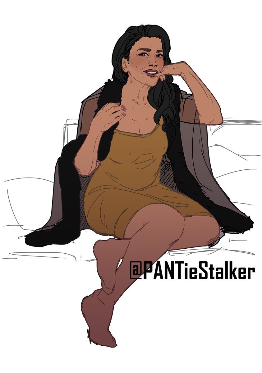 PANTieStalker's tweet photo. welp, my finger slipped. I watched #TheExpanse with @SensasQueer and we both might like #ChrisjenAvasarala a regular amount. 👀 She also made a drawing with Chrisjen x Bobbie. It's so cute!!! ♥ X3 https://t.co/y3zNFRmC9w