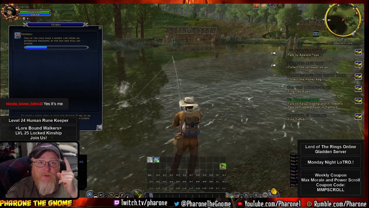 pharonethegnome's tweet photo. Catch the rebroadcast of my Lord of The Rings Online stream from last night at https://t.co/ZQxVIev0Lk #LordOfTheRings #LoTRO #MMORPG #TwitchStreamer #Gladden https://t.co/JQZGMB0a1I