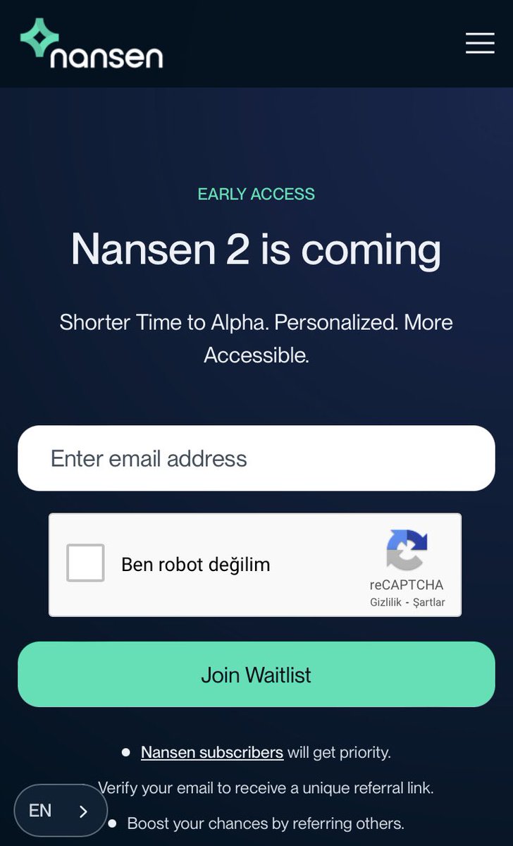 networkhbk's tweet image. 🎟️Data uygulaması olan @nansen_ai #waitlist başlattı. Çok büyük yatırımcıları var #coinbase #google #opensea #Avalanche #Arbitrum ve daha fazlası. 

➡️Katılımı çok basit 

🔗Linke tıkla nansen.ai/early-access/?… sadece mail gireceksiniz ve gelen maili onaylayacaksınız. 88 milyon $…