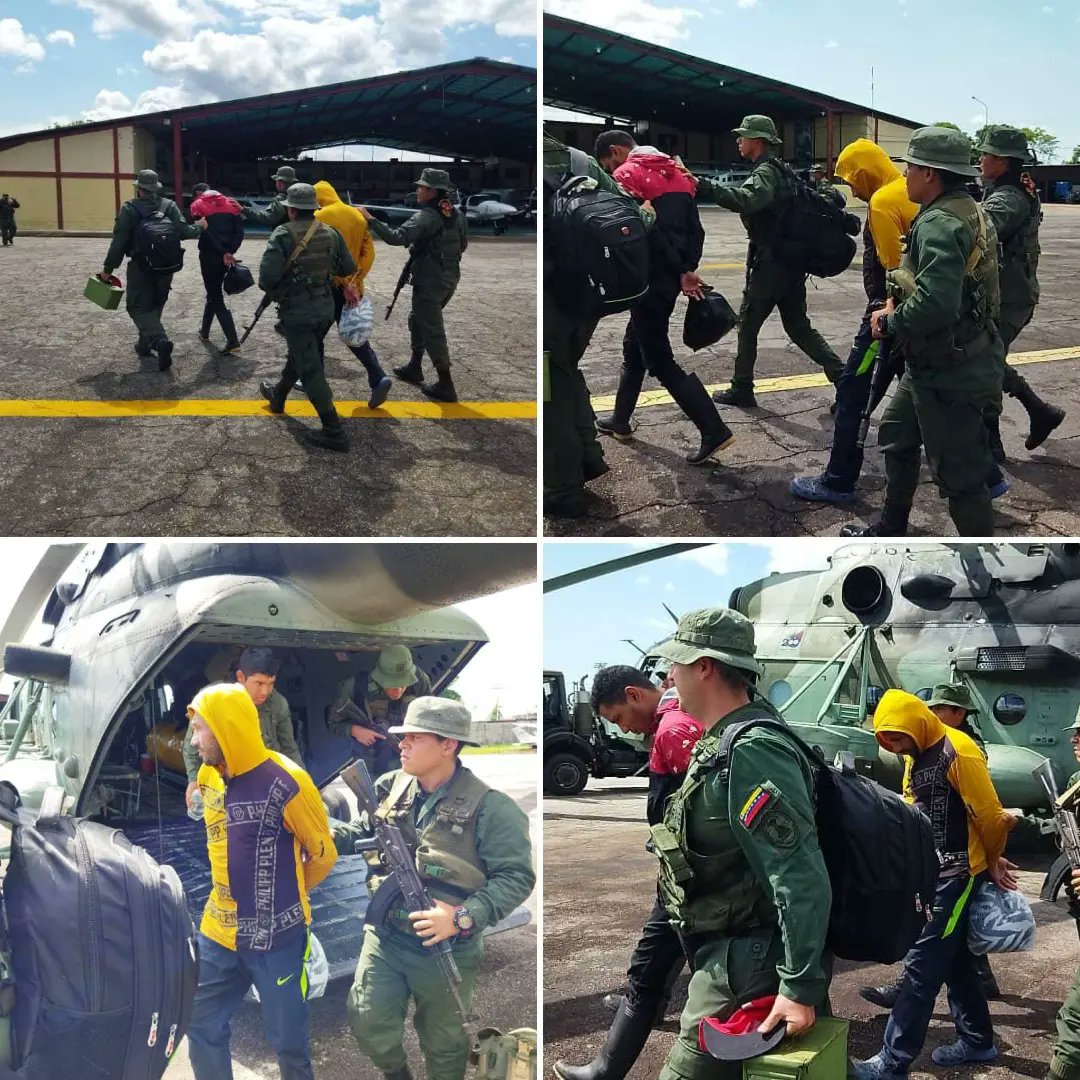 #FANB en el Parque Nacional Yapacana estado Amazonas, en el marco de la #OperacionAutana2023 logra la aprehensión de dos ciudadanos involucrados en actividades ilegales. se les incautó material aurífero, radios transmisores y sustancias contaminantes.