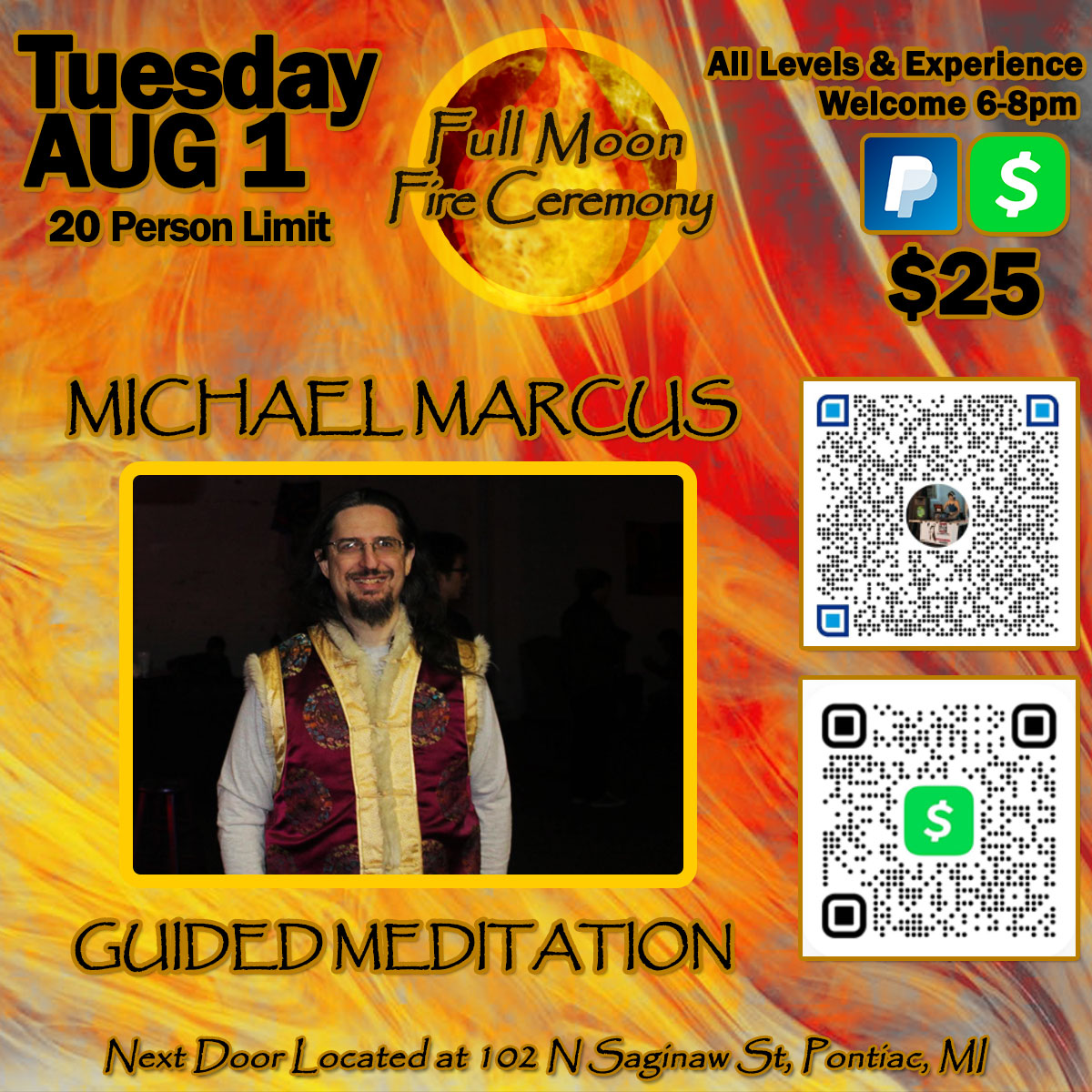 mister_unlikely's tweet photo. Leading the main meditation tonight, hopefully, folks in Michigan can make it. https://t.co/hMecceYj8h