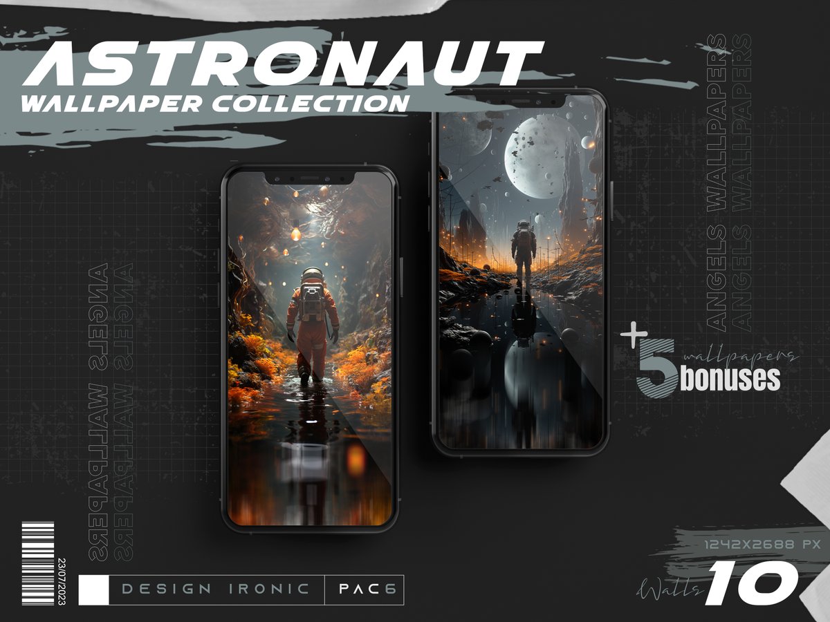 Wallpaper pac 6 astronaut. Get your pac for only 5 dollars Pay by paypal and receive the pac by telegram app  👉( DesignIronic ) t.me/DesignIronic paypal.com/donate/?cmd=_s…