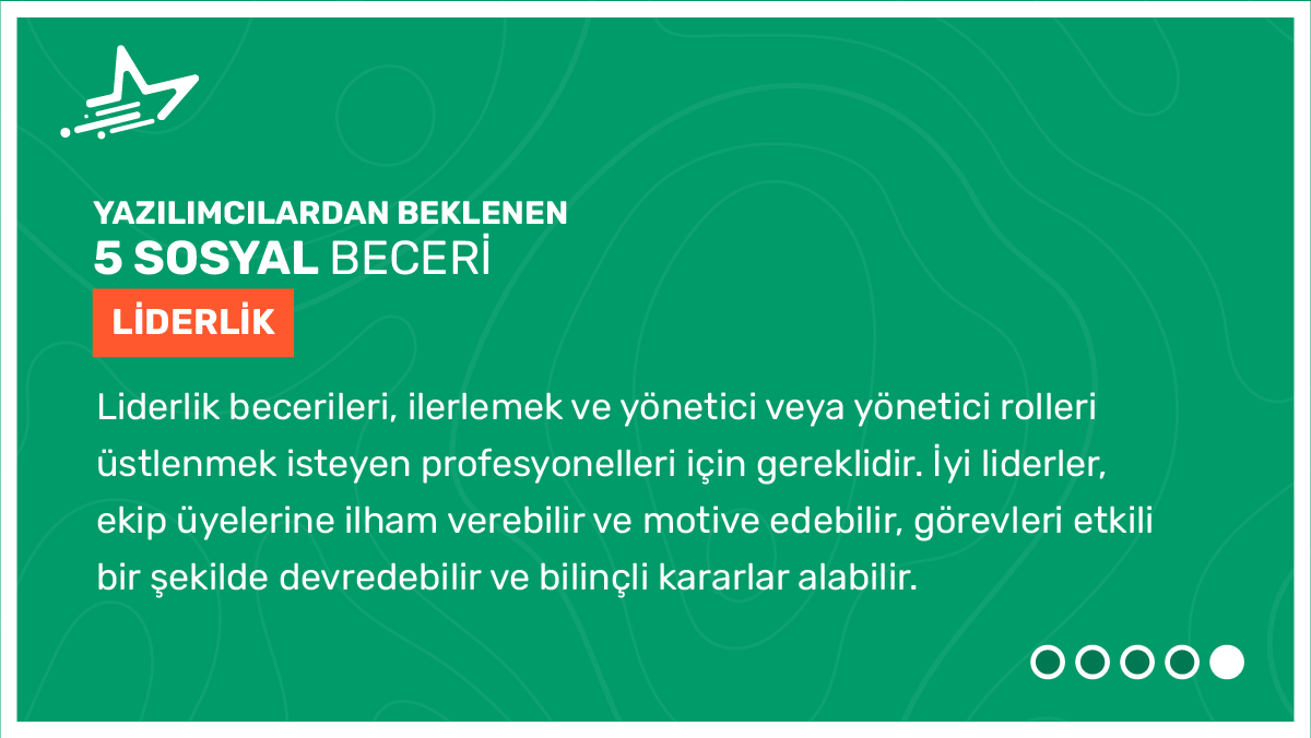 ba_stardev's tweet photo. Bir yazılımcının iş hayatında başarılı olması için, sahip olması gereken önemli sosyal becerilere göz atalım.

#BilgeAdamTeknoloji #StarDevelopmentBootcamp #Development #YetiştirmeProgramı #Yazılım https://t.co/sSY6YmWPN9