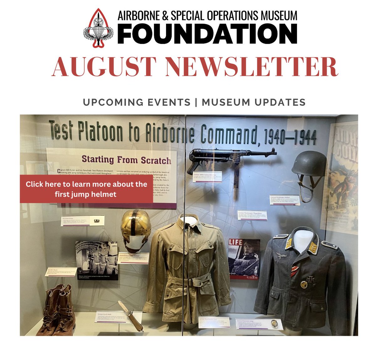 Stay up-to-date with everything happening at the Museum this month! Click here to view our August Newsletter:
mailchi.mp/asomf/august-n…

#fayettevillenc #fortliberty #museumfromhome