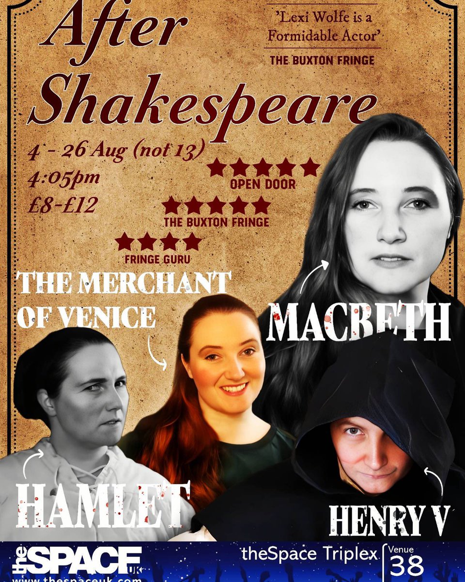 LizJMercado's tweet photo. ⁦You all are not ready!! Don’t miss ⁦@LexiWolfe⁩ performing her flawless shows ⁦@edfringe⁩ I’m proud to have her on my team 🕶 #EdFringe #Edinburgh #AfterShakespeare https://t.co/vS2N4yr1ko